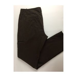 Brown mid rise skinny cargo pant